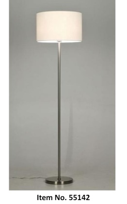 Floor Lamp without shade Height 48″ • Iron